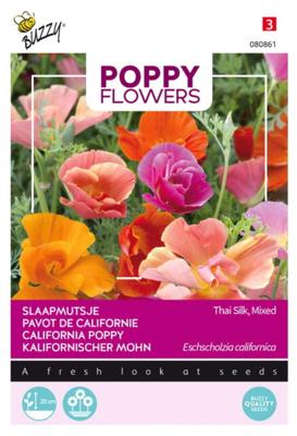 Zaden Poppies of the world - Thai Silk Buzzy - Buzzy