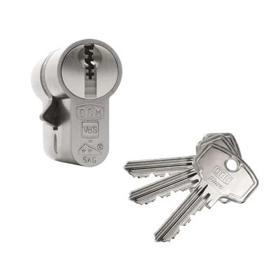 DOM dubbele cilinder - 333 Plura met T-koppeling SKG2 - 30-45mm