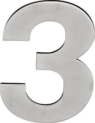 Formani Basics LBHN100 huisnummer - PVD mat RVS