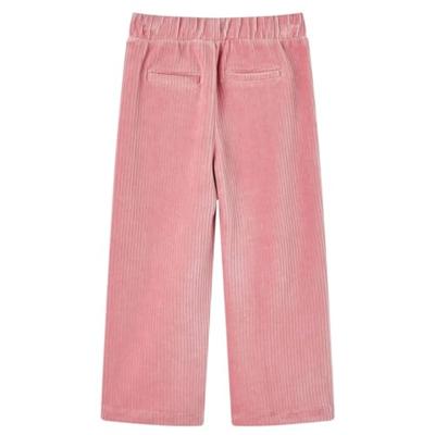 Kinderbroek 104 ribfluweel Lichtroze - thumbnail