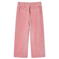Kinderbroek 128 ribfluweel Lichtroze - thumbnail