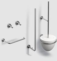 Clou Fold toiletrolhouder zonder klep met planchet mat wit CL/09.04028.20 - thumbnail