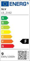 SLV Led wandspotLogs In L 19w - 2000-3000K - 30cm zwart met goud - 1002928 - thumbnail