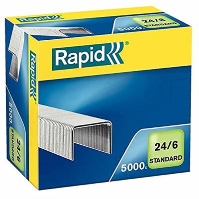 Rapid Nietjes 24/6, gegalvaniseerd, doos van 5.000 nietjes