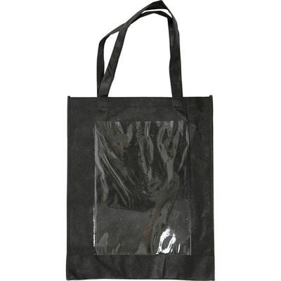 Tas crea comp 42x34x12cm plastic voorkant zwart | 20 stuks