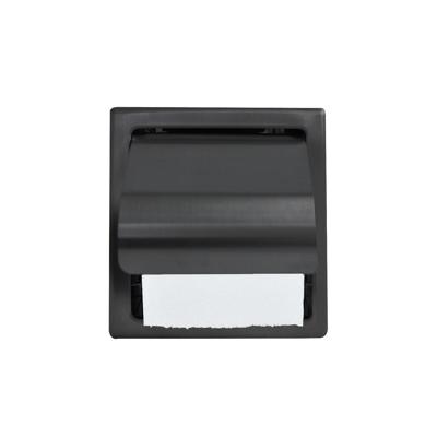 Inbouw Toiletrolhouder Wiesbaden Novi met Klep Gunmetal Inbouw Toiletrolhouder Wiesbaden Novi met Klep Gunmetal