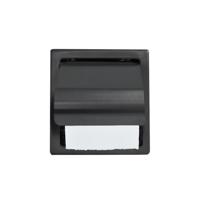 Inbouw Toiletrolhouder Wiesbaden Novi met Klep Gunmetal - thumbnail