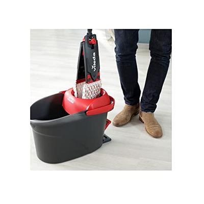 Vileda Ultramat Turbo XL mop/dweil Droog en nat Microvezel Zwart, Rood