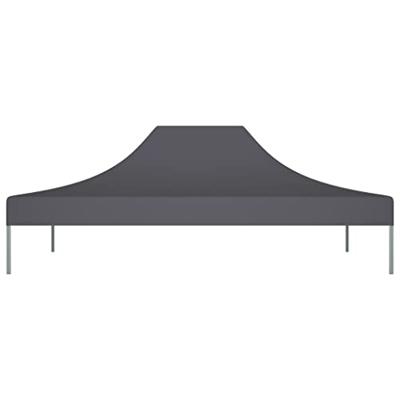 VidaXL Partytentdak 270 g/m² 4x3 m antraciet
