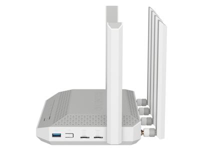 Router Keenetic KN-4110-01-EU Wit Grijs USB 2.0 Ethernet LAN Wi-Fi 6 GHz