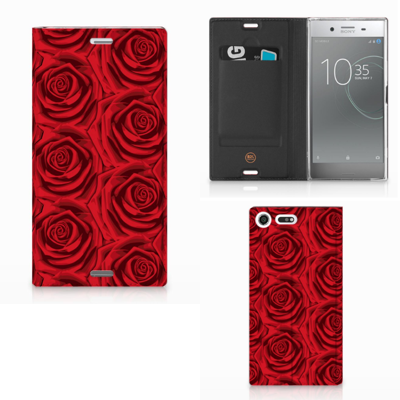 Sony Xperia XZ Premium Smart Cover Red Roses