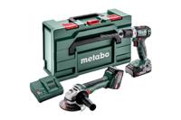 Metabo Accu Combo Set 2.6.5 18V: BS18LBL+W18LBL9 | 1x 4,0Ah, 1x 2,0Ah, SC 30 | metaBOX 165 L - 685233000 - thumbnail