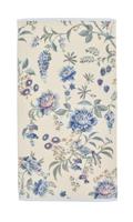 Pip Studio Pip Studio Secret Garden handdoek WitBlauw 55x100 cm - thumbnail