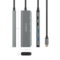Aisens USB-hub, A109-0763, grijs, 1 stuk - thumbnail