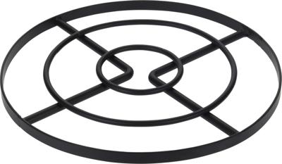 Onderzetter metaal zwart doorsnede 23 cm