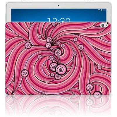 Lenovo Tab P10 Tablethoes Swirl Pink Lenovo Tab P10 Tablethoes Swirl Pink