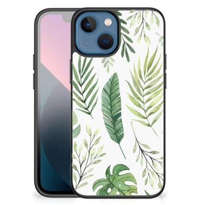 Apple iPhone 13 mini Bloemen Hoesje Leaves