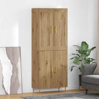 Hoge kast Artisan Eiken 69,5 x 34 x 180 cm Bewerkt hout - thumbnail