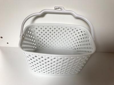 Wasknijpermandje kunststof wit