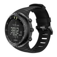 Slimme horloge silicone polsband horlogebandje voor Suunto Core (zwart) - thumbnail
