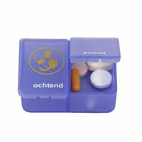 Able2 pillendoos 1 dag 2 vaks Blauw - thumbnail