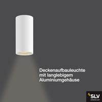 SLV 1006440 ASTO TUBE Plafondlamp GU10 10 W Wit - thumbnail