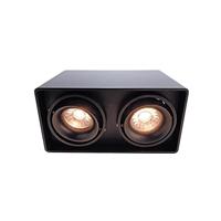 Deko Light 348005 Mona II, Schwarz Plafondlamp GU10 Zwart - thumbnail