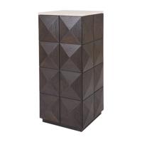 Richmond Zuil 'Claremont' Eiken en travertin, 90cm hoog - thumbnail