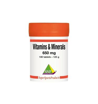 Vitamins minerals complex 180 Tabletten