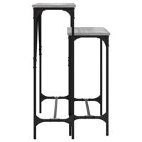 Wandtafels 2 st bewerkt hout grijs sonoma eikenkleurig - thumbnail