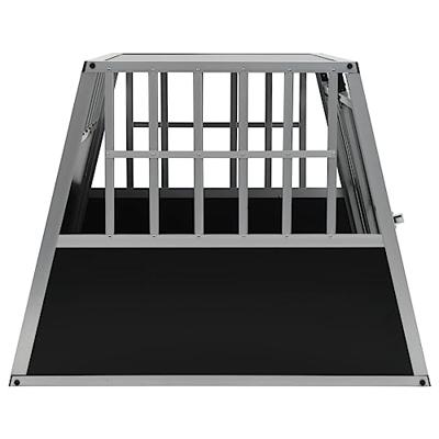 Hondenbench met dubbele deur 94x88x69 cm - thumbnail