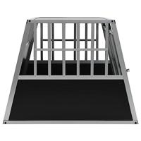 Hondenbench met dubbele deur 94x88x69 cm - thumbnail