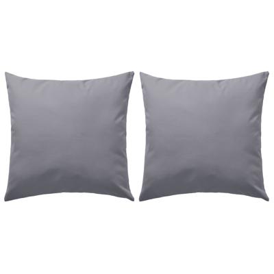 VidaXL Buitenkussens 45x45 cm grijs 2 st VidaXL Buitenkussens 45x45 cm grijs 2 st