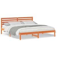 Bedframe Wasbruin 180 x 200 cm Massief grenenhout - thumbnail