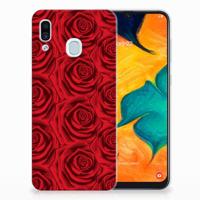 Samsung Galaxy A30 | TPU Case | Red Roses - thumbnail