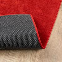 VidaXL Vloerkleed oviedo laagpolig 160x160 cm rood - thumbnail