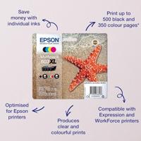Epson Inktcartridge T03A64, 603XL Origineel Combipack Zwart, Cyaan, Magenta, Geel C13T03A64010 - thumbnail