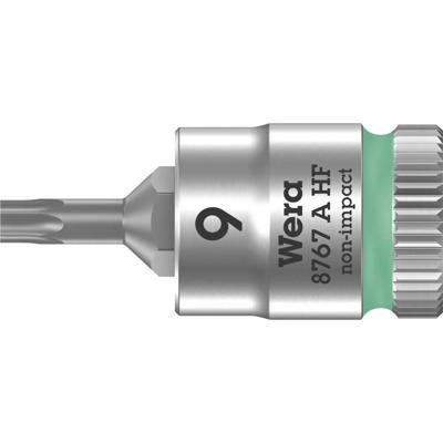 Wera 8767 A HF TORX® Zyklop Bit/dop-combinatie met 1/4" Aandrijving met Vasthoudfunctie, TX 9 x 28 mm - 1 stuk(s) - 05003361001