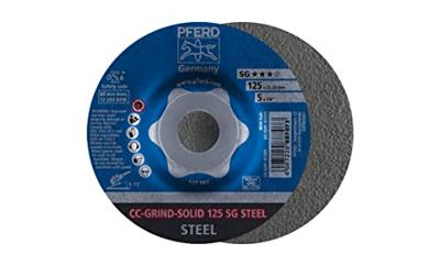 PFERD TOOLS 64185125 Cc-Grind-Solid Sg Steel Slijpschijf Diameter 125 mm 10 stuk(s) PFERD TOOLS 64185125 Cc-Grind-Solid Sg Steel Slijpschijf Diameter 125 mm 10 stuk(s)