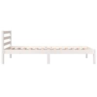 Bedframe massief grenenhout wit 90x190 cm 3FT Single - thumbnail