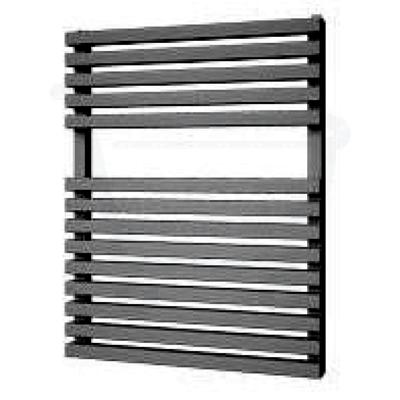 Handdoekradiator Lago 750 x 600 mm Donker grijs structuur