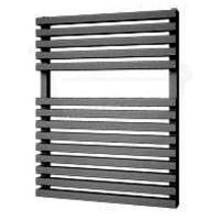 Handdoekradiator Lago 750 x 600 mm Donker grijs structuur - thumbnail