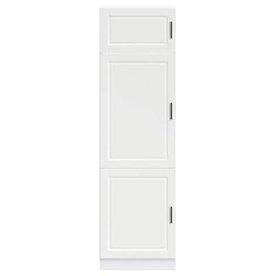 Keukenkast Porto bewerkt hout wit