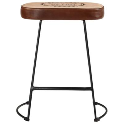 Barkrukken 2 st 40x29,5x53 cm donkerbruin Barkrukken 2 st 40x29,5x53 cm donkerbruin