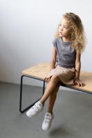 LEVV Meisjes rok - Noor - Zand stippen AOP - thumbnail