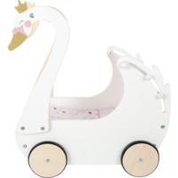 Houten poppenwagen Betoverde Zwaan - thumbnail