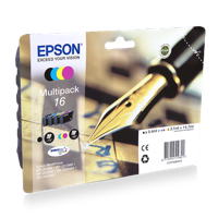 Epson Inktcartridge T1626, 16 Origineel Combipack Zwart, Cyaan, Magenta, Geel C13T16264012 - thumbnail