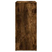 Dressoir 60x31x70 cm bewerkt hout gerookt eikenkleurig - thumbnail