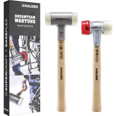 Halder Aktionsbox Dreamteam 3366s001 Hamerset Terugslagvrij 1100 g 130 mm 2 stuk(s)
