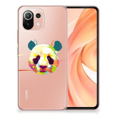 Xiaomi Mi 11 Lite | 11 Lite 5G NE Telefoonhoesje met Naam Panda Color Xiaomi Mi 11 Lite | 11 Lite 5G NE Telefoonhoesje met Naam Panda Color